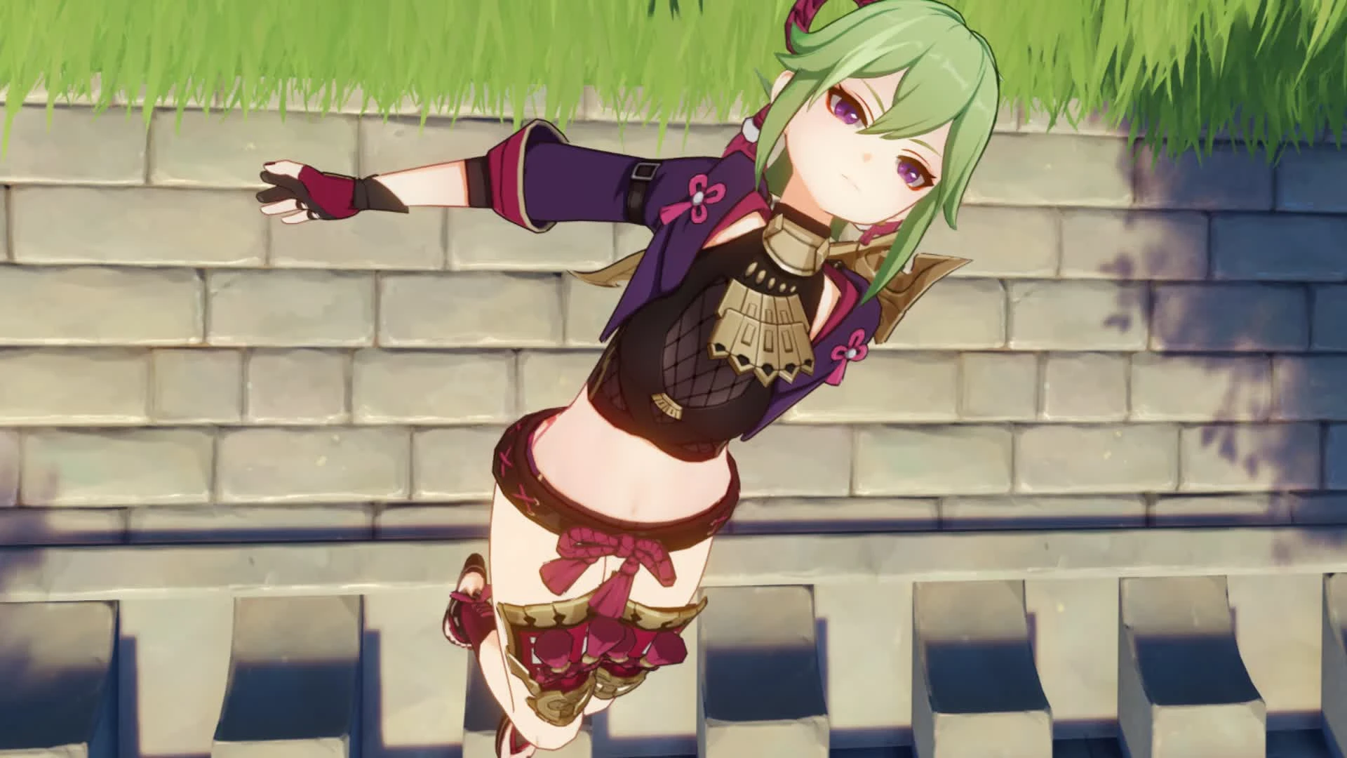 Genshin Impact "Куки Синобу в белых трусиках"