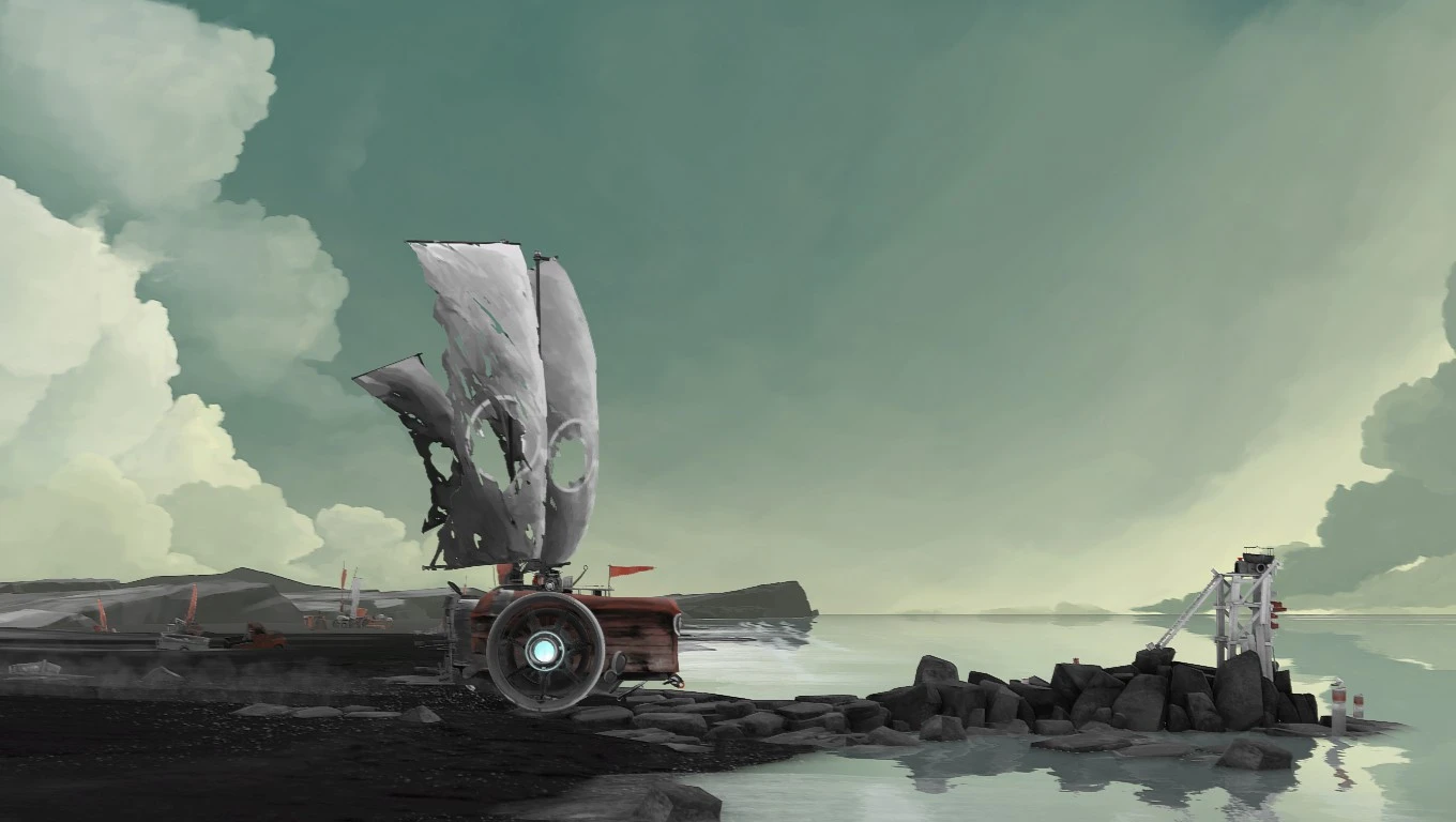 Far: Lone Sails "сохранение, много ресурсов"