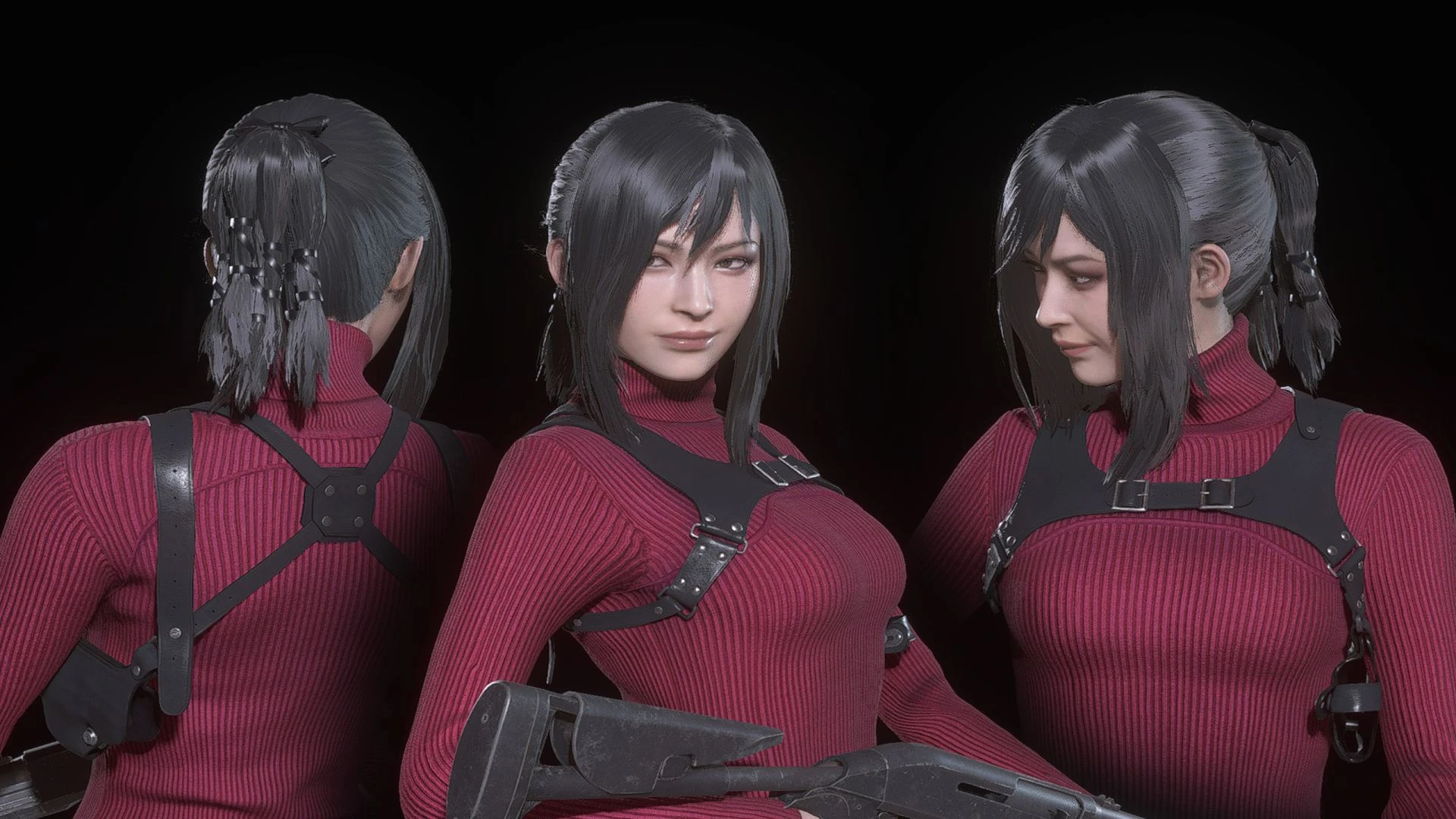 Resident Evil 4 Remake "Причёска Аранеи Хайвинд для Ады Вонг"