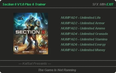 Section 8: Трейнер (+6) [1.0] {KelSat}