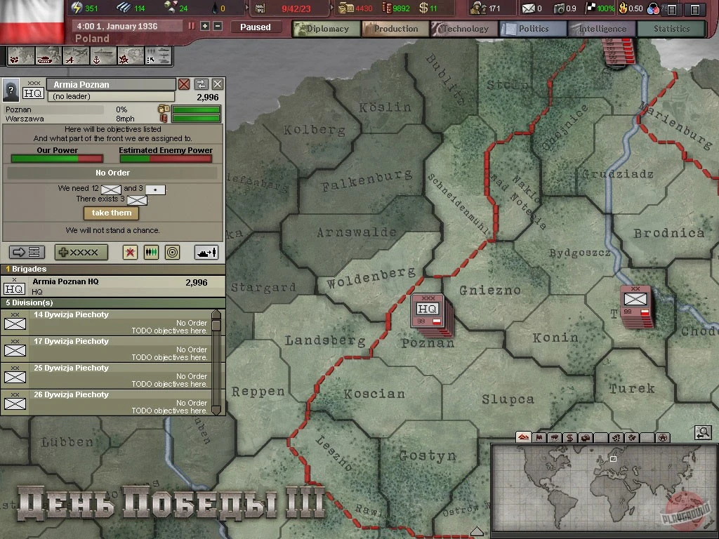 Paradox Interactive анонсировала Hearts of Iron 3