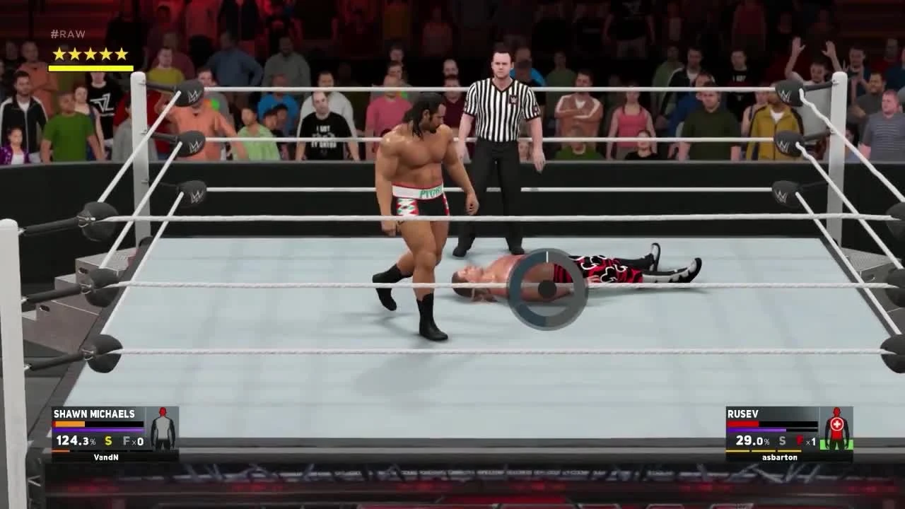 Такого вы ещё не видели - Баг на Баге Сидит и Багом Погоняет (WWE 2K17)