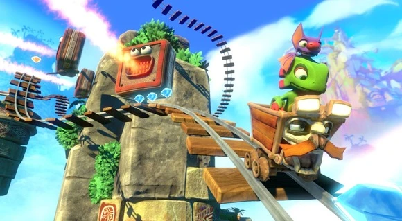 Новая демонстрация игрового процесса из Yooka-Laylee - мини-картинг с друзьями!