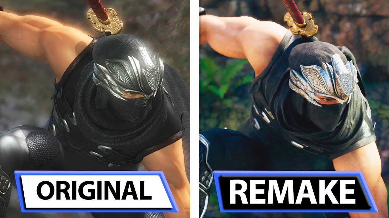 Ninja Gaiden 2 Black - сравнение графики ремейка с оригиналом