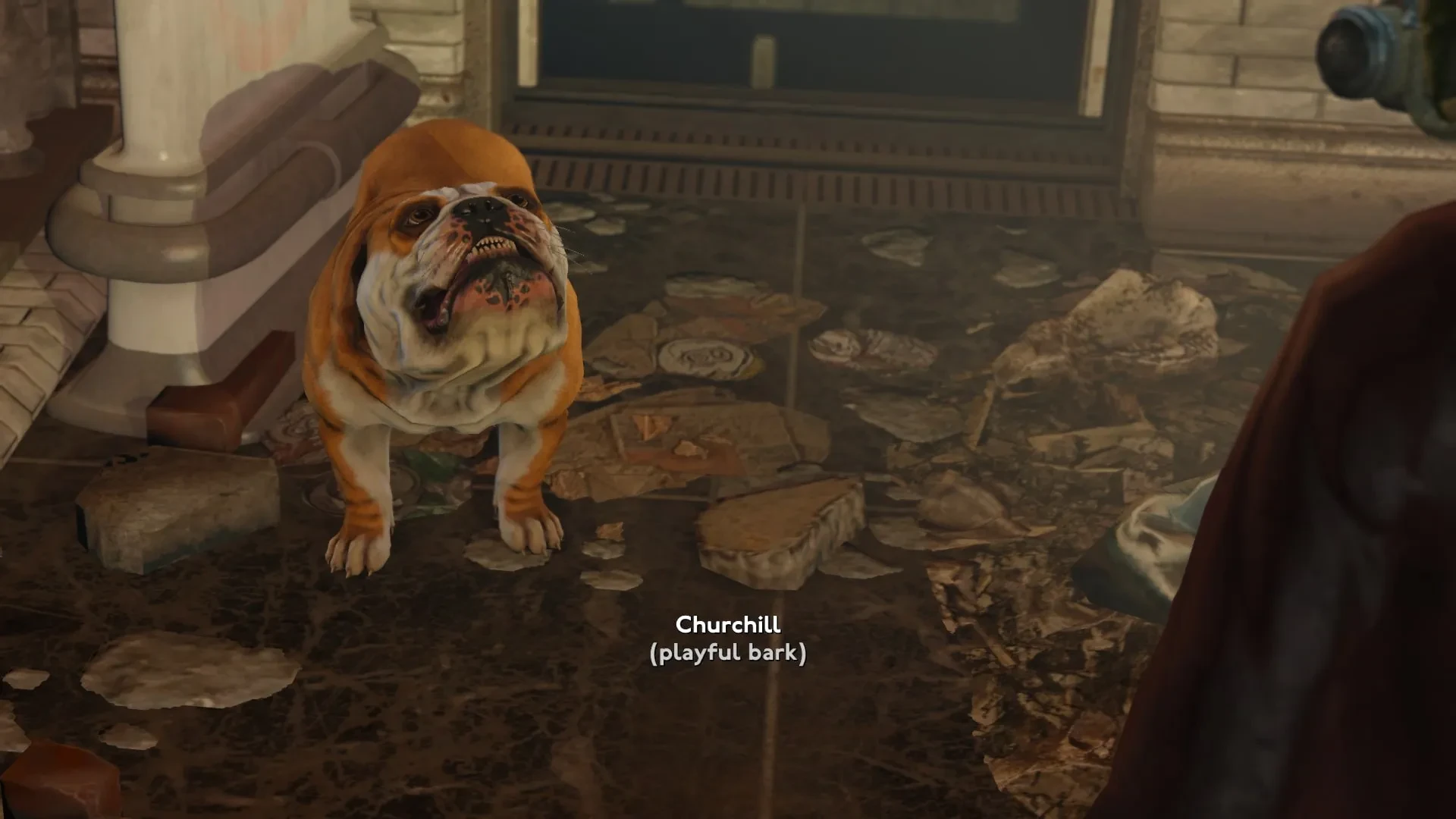 Как приручить Черчилля в Fallout London: способности и возможности спутника