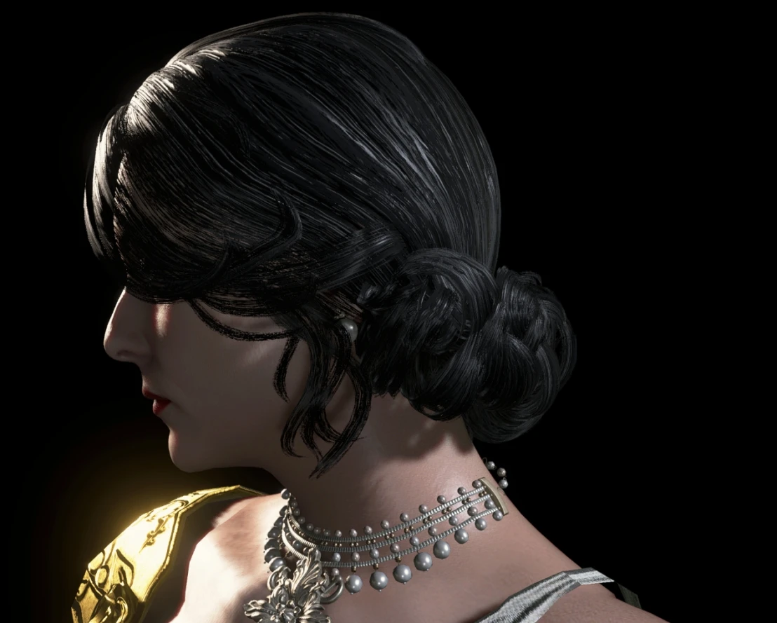 Resident Evil: Village "Элегантная прическа для леди" [v1.0] {Grogu}