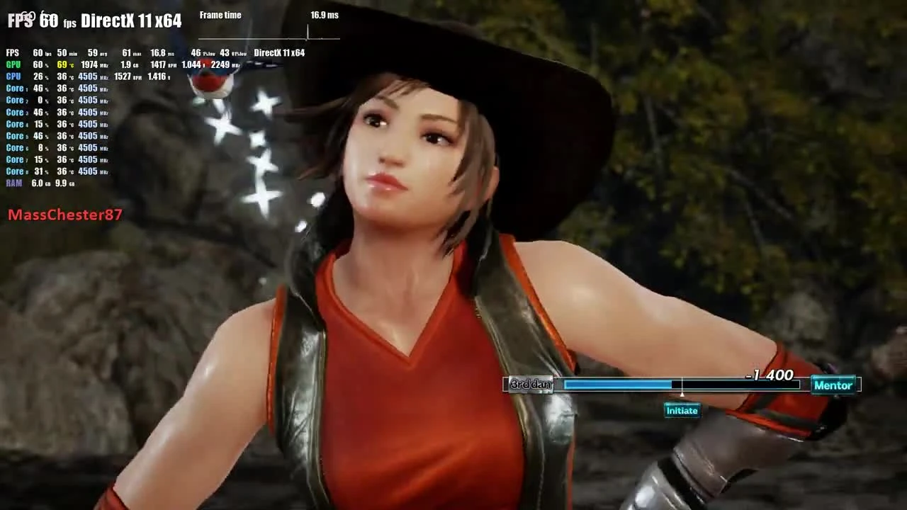 Тестирование FX 8300 & ASUS Dual GTX 1060 6gb@2000/9000 Tekken 7 60 FPS Ultra