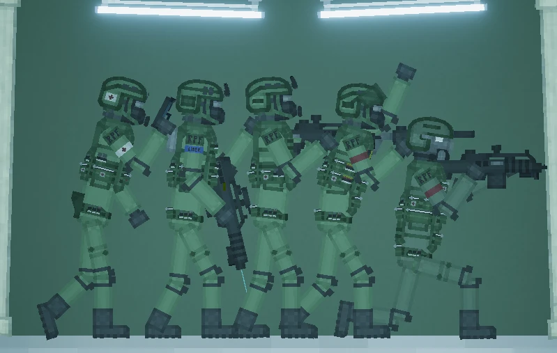 People Playground "Пак Солдат Сил Радиационной Защиты"