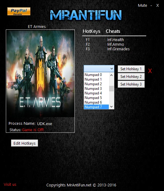 E.T. Armies: Трейнер/Trainer (+3) [1.0.10907] {MrAntiFun}