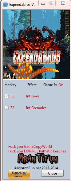 Expendabros: Трейнер/Trainer (+2) [27082014] {MrAntiFun}