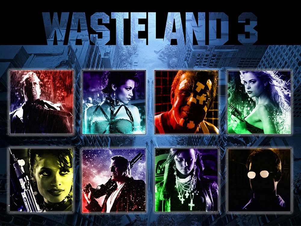 Wasteland 3 "Портреты персонажей х/ф Sin City"
