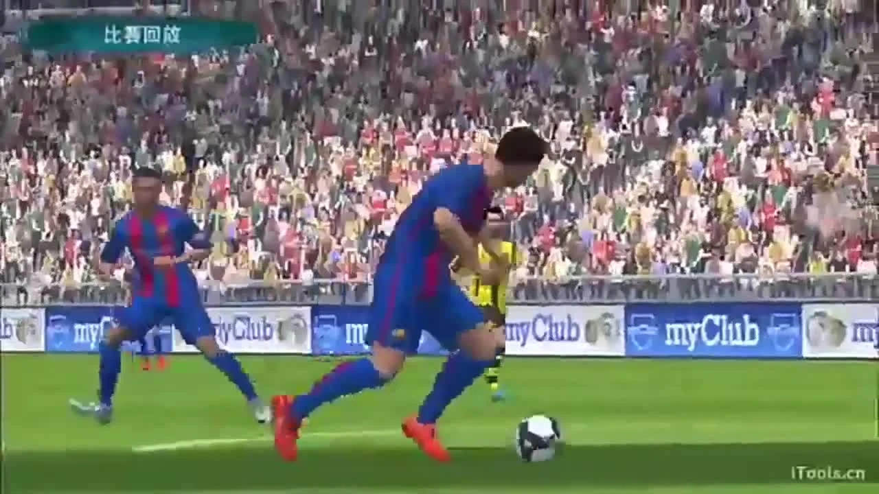 Видео геймплея мобильной игры серии PES с закрытого бета-теста