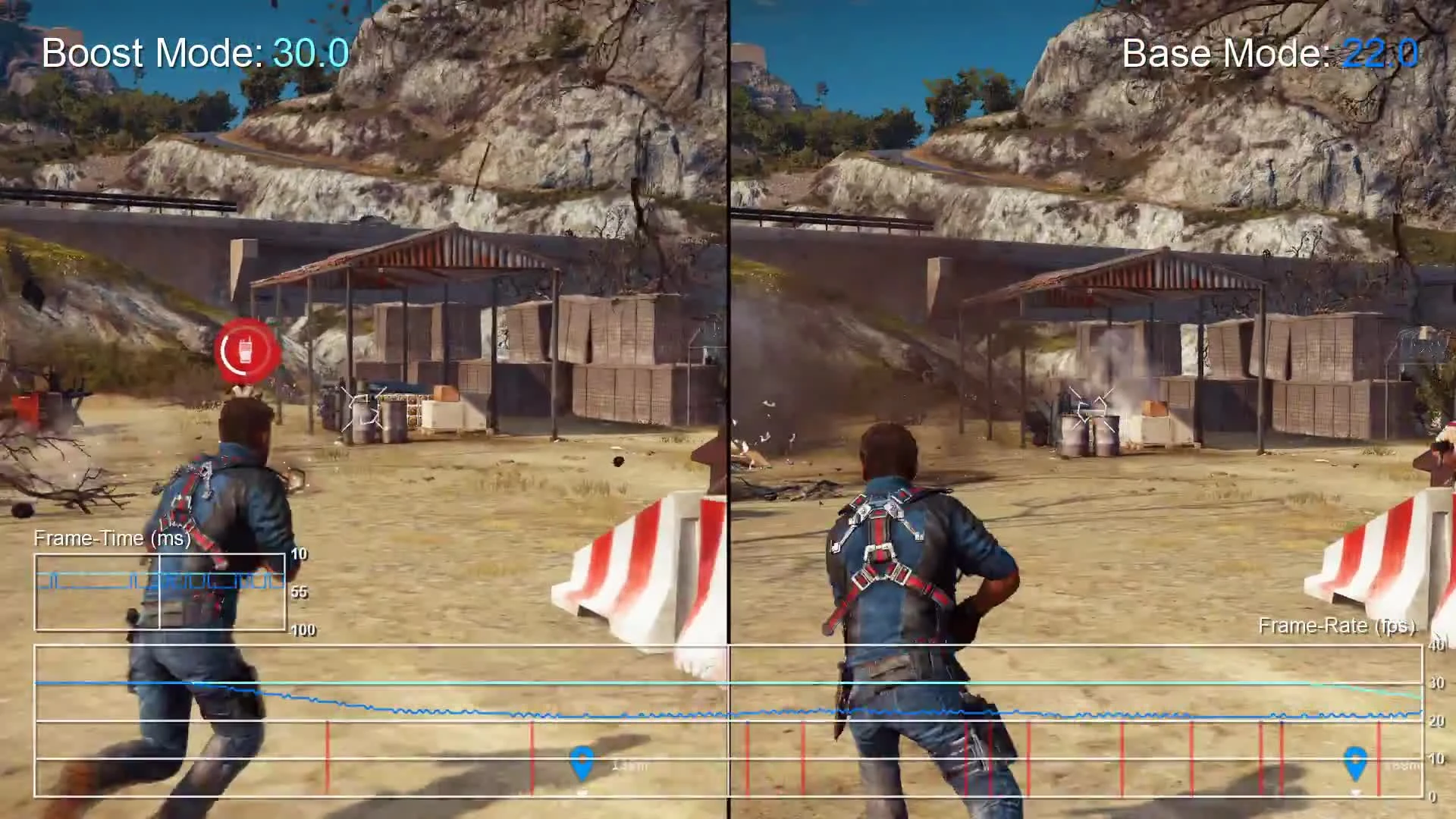 Анализ буста с PS4 Pro на Just Cause 3