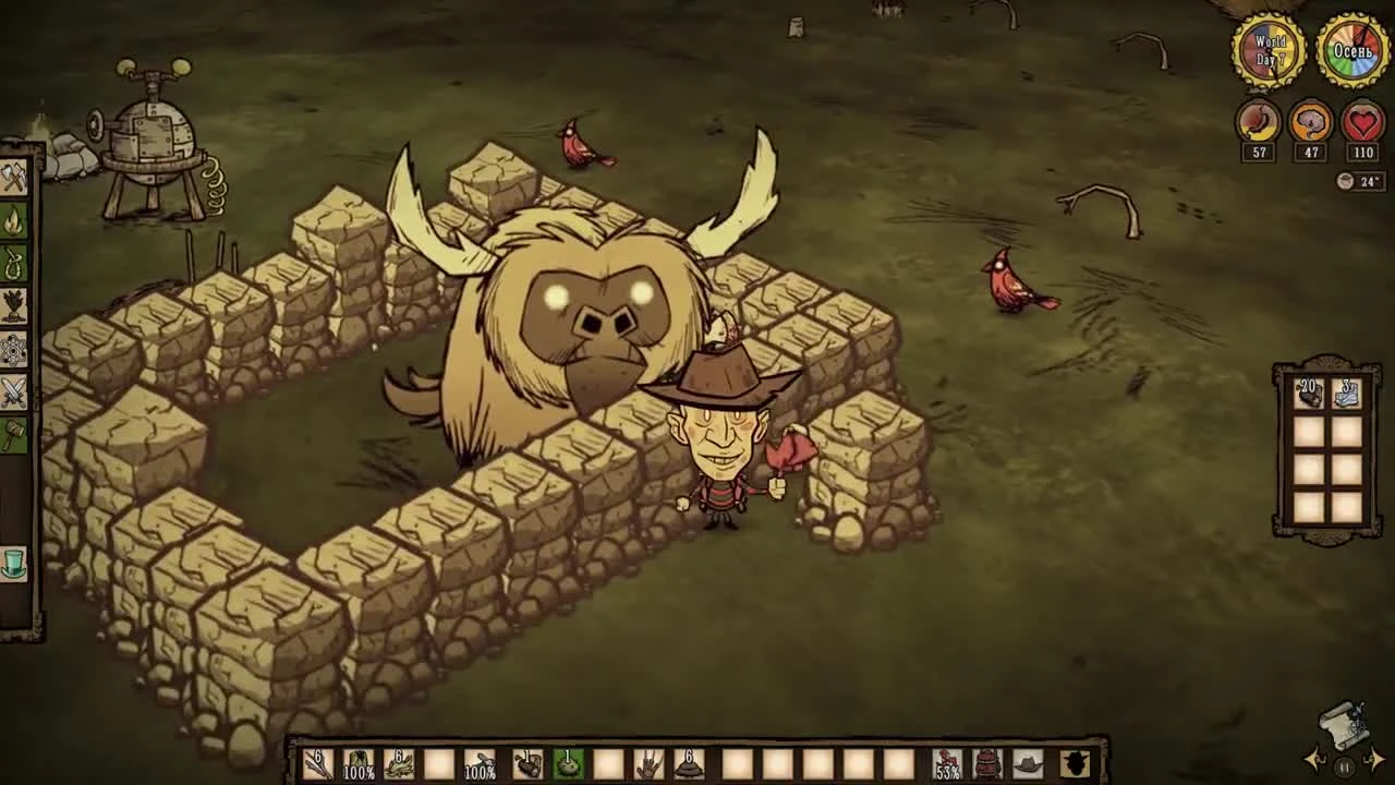 Don't Starve - Фредди Крюгер выживает