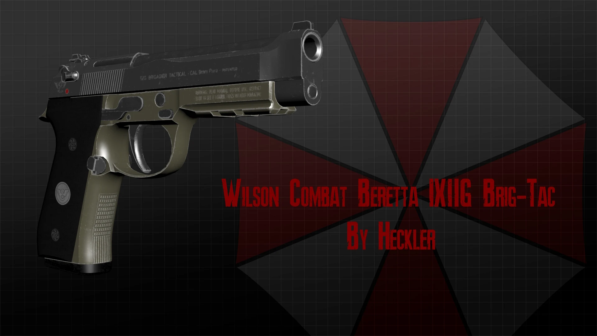 Resident Evil 2 "Wilson Combat Beretta 92G Brig-Tac"
