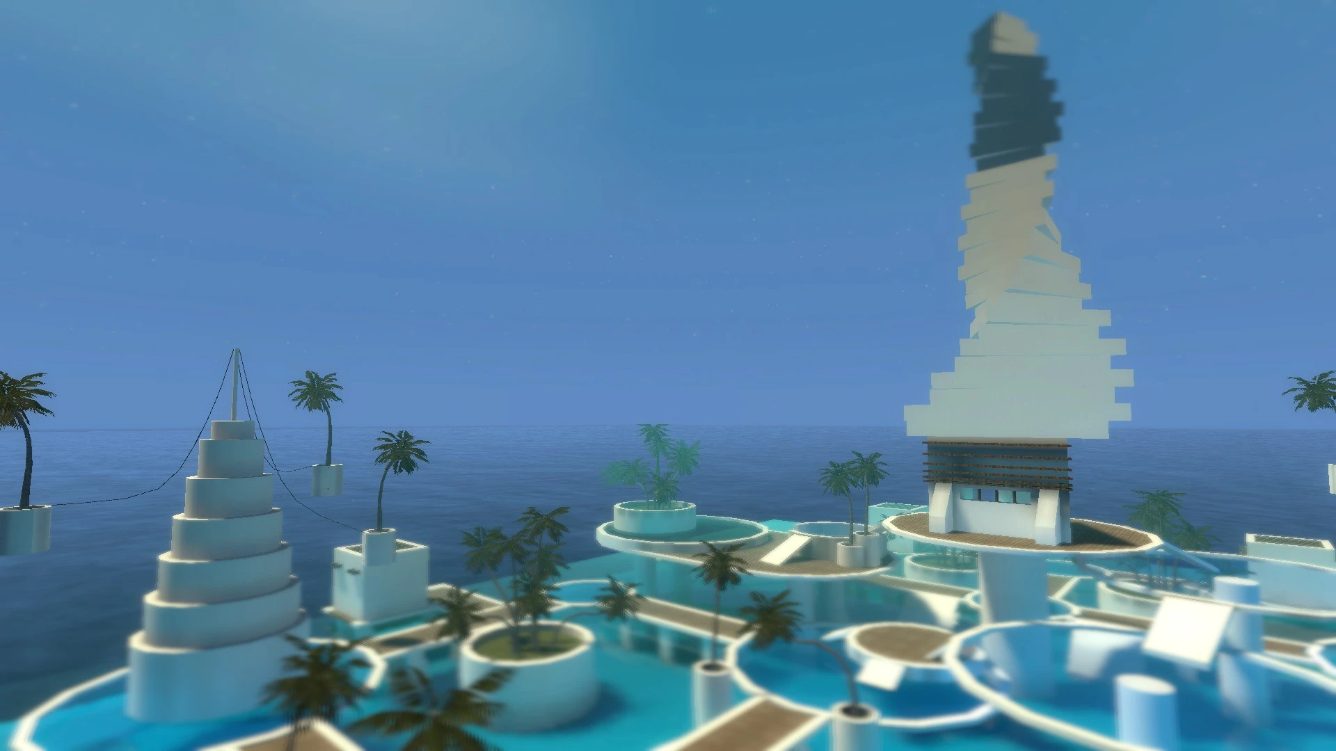 Garry's Mod "Райский остров на море"