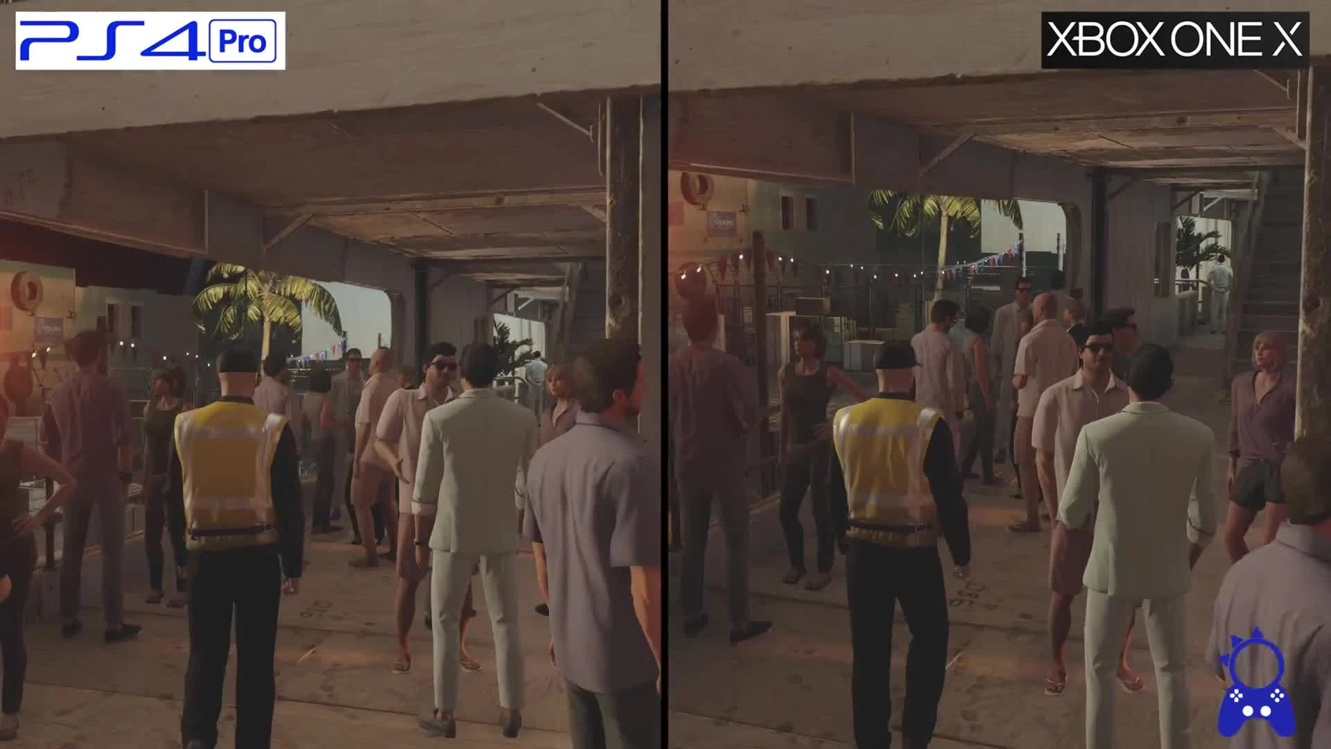 Сравнение графики - Hitman PS4 Pro vs Xbox One X (ElAnalistaDeBits)