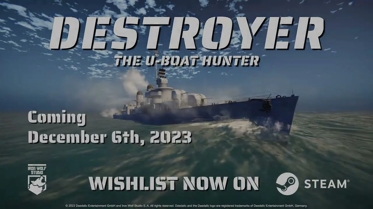 Симулятор эсминца Destroyer: The U-Boat Hunter выйдет из раннего доступа 6 декабря