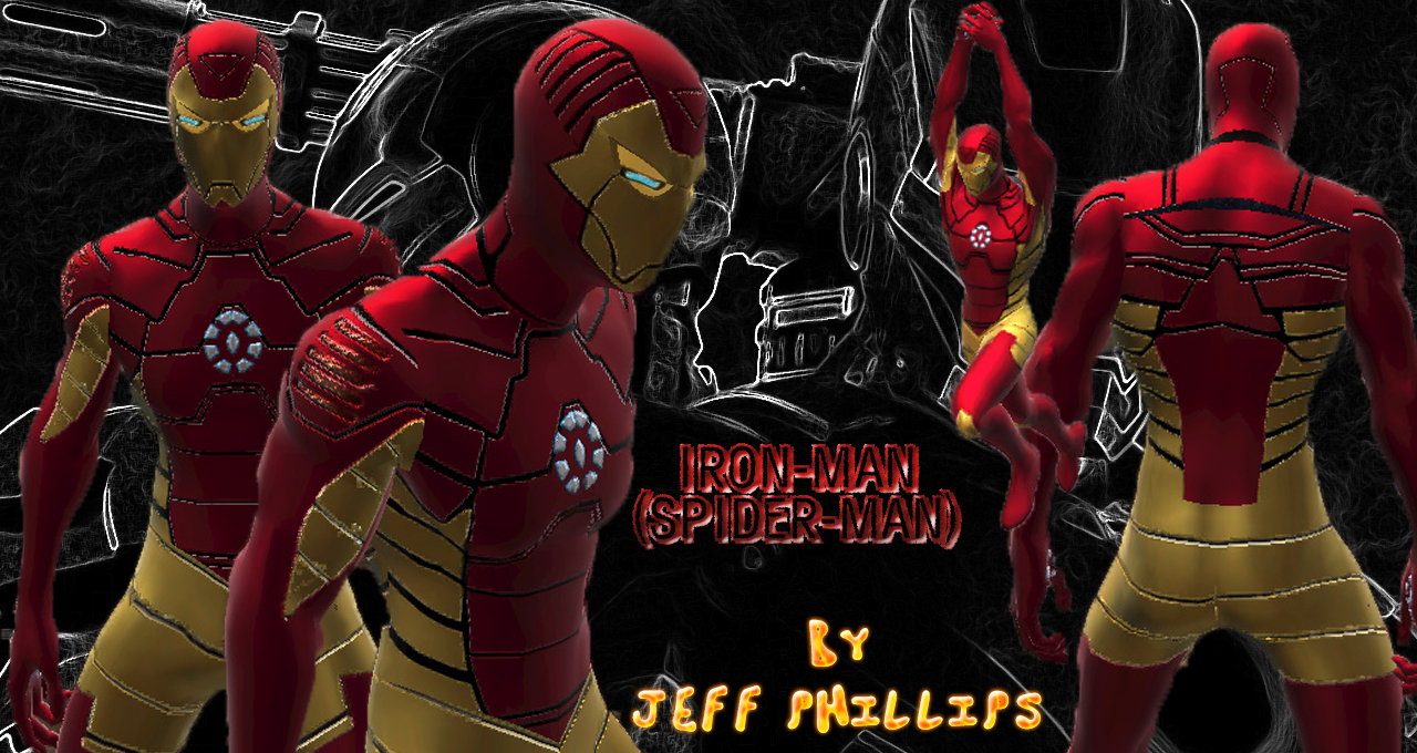 Spider-Man: Web of Shadows "Iron-man (Spider-man) by Jeff Phillips"