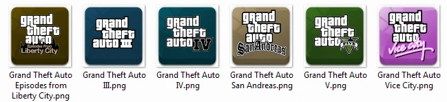 Grand Theft Auto 5 "Иконки игр"