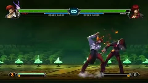 King of Fighters XIII "Iori with the Power of the Flames Video"