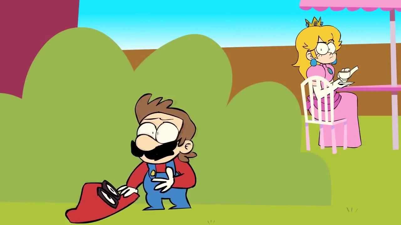 Злой марио хочет пич (АНИМАЦИЯ)