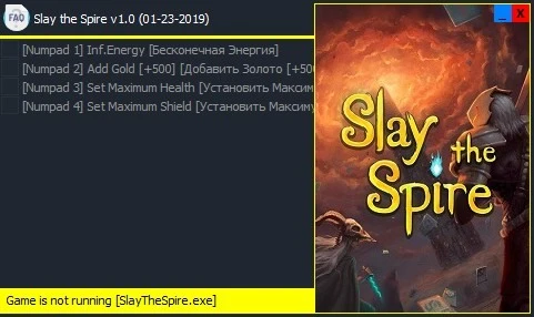 Slay the Spire: Трейнер/Trainer (+4) [v1.0 (01-23-2019)] {Enjoy}