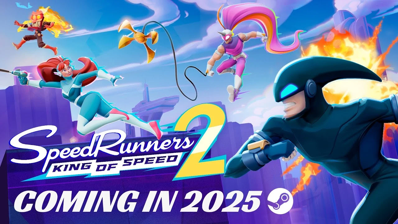 Издательство tinyBuild анонсировала продолжение соревновательного платформера - SpeedRunners 2: King of Speed