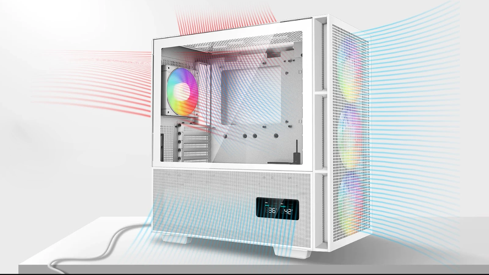 DeepCool выпустила корпуса серии CH560 - лучшее охлаждение и встроенный дисплей