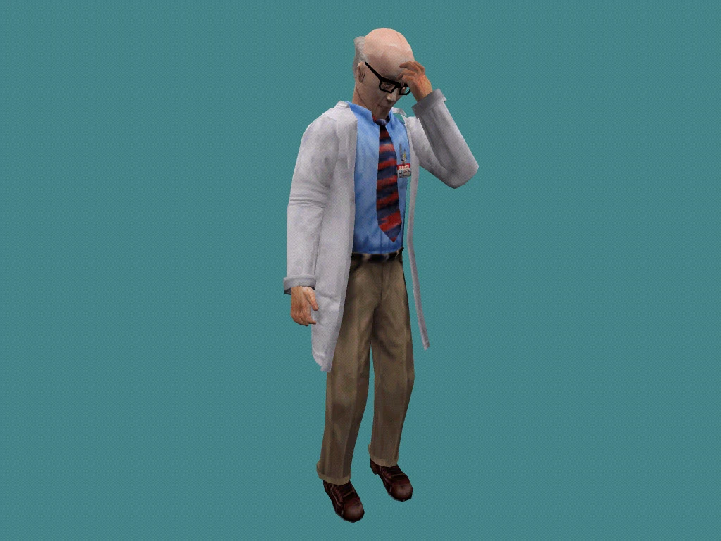 Counter-Strike "PS2 HD Sci Hostage - Модель заложника"