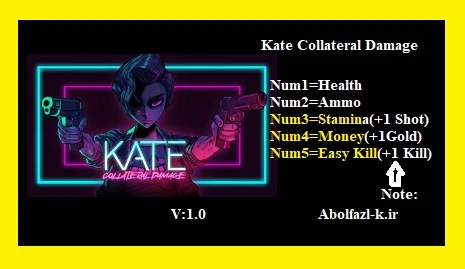 Kate: Collateral Damage: Трейнер/Trainer (+5) [1.0] {Abolfazl.k}