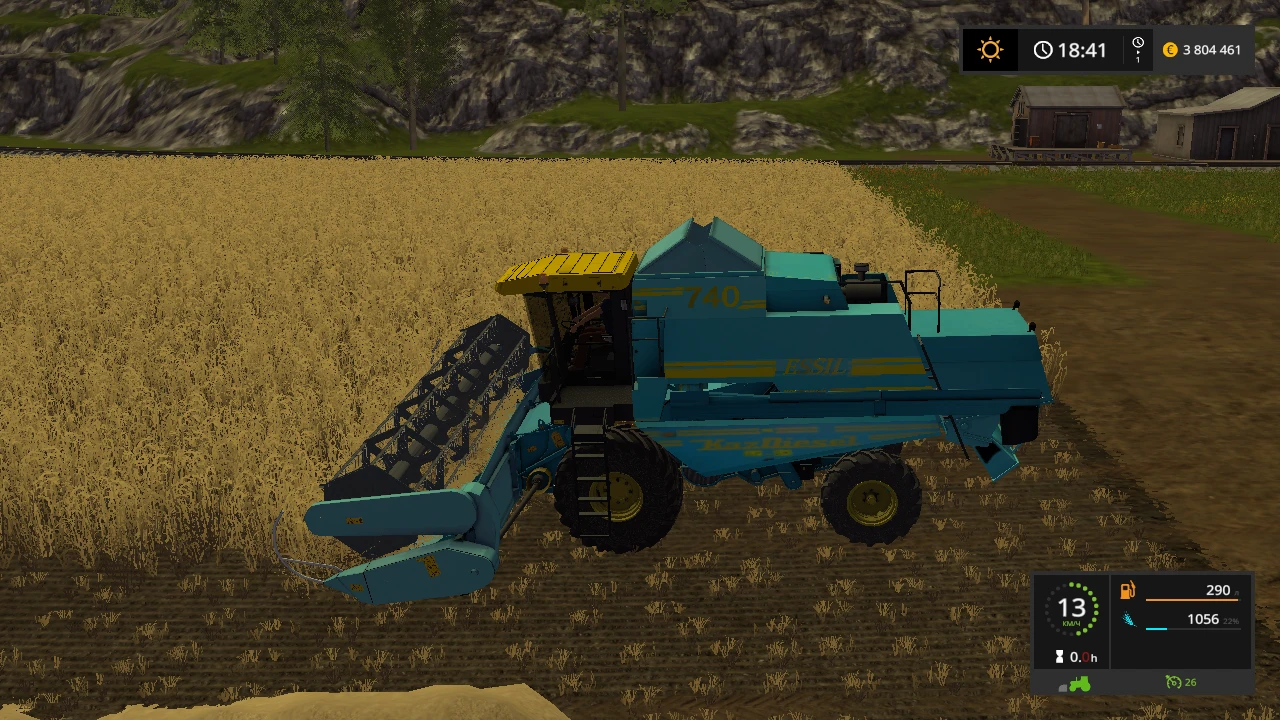 Farming Simulator 17 "Есил 740+Jsk7 v 1.0"