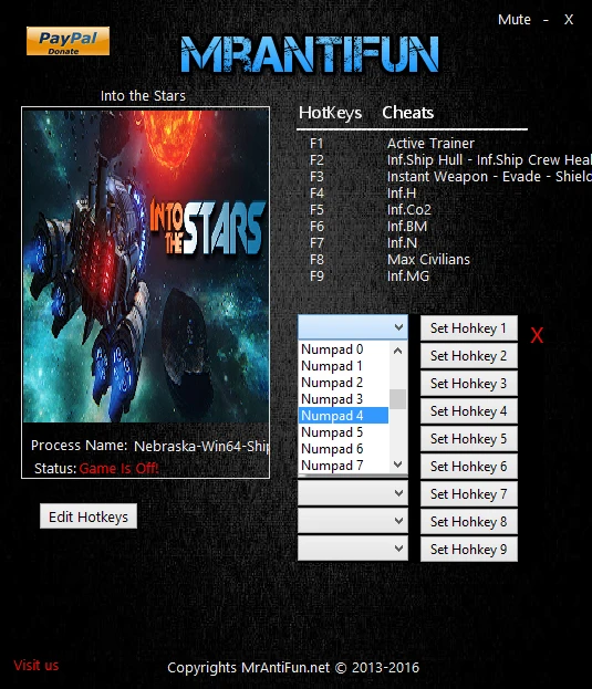 Into the Stars: Трейнер/Trainer (+11) [1.00: x64] {MrAntiFun}