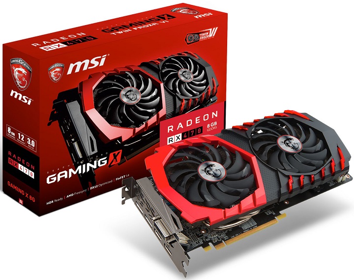 Radeon RX 470 в исполнении MSI и PowerColor