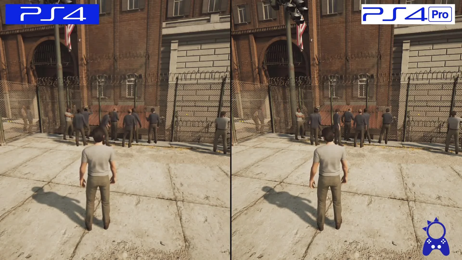 A Way Out | PS4 vs PS4 Pro | Сравнение графики