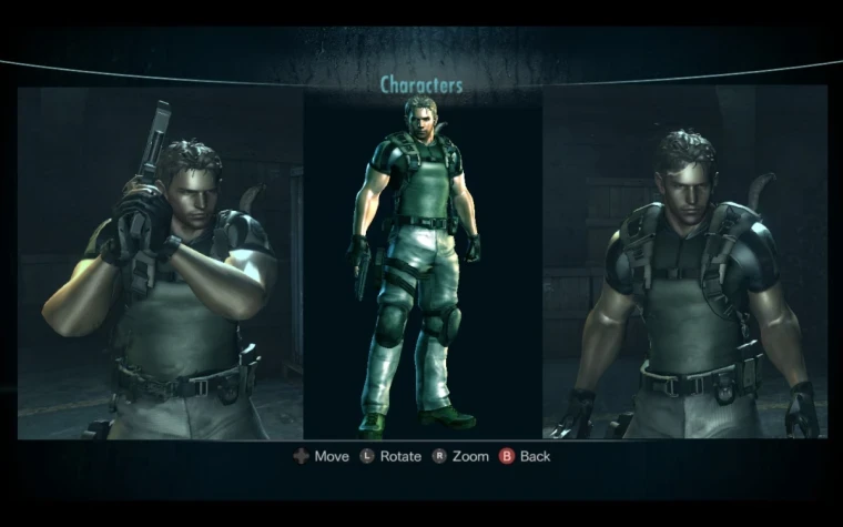 Resident Evil: Revelations "Крис из re5 на замену снежного костюма"