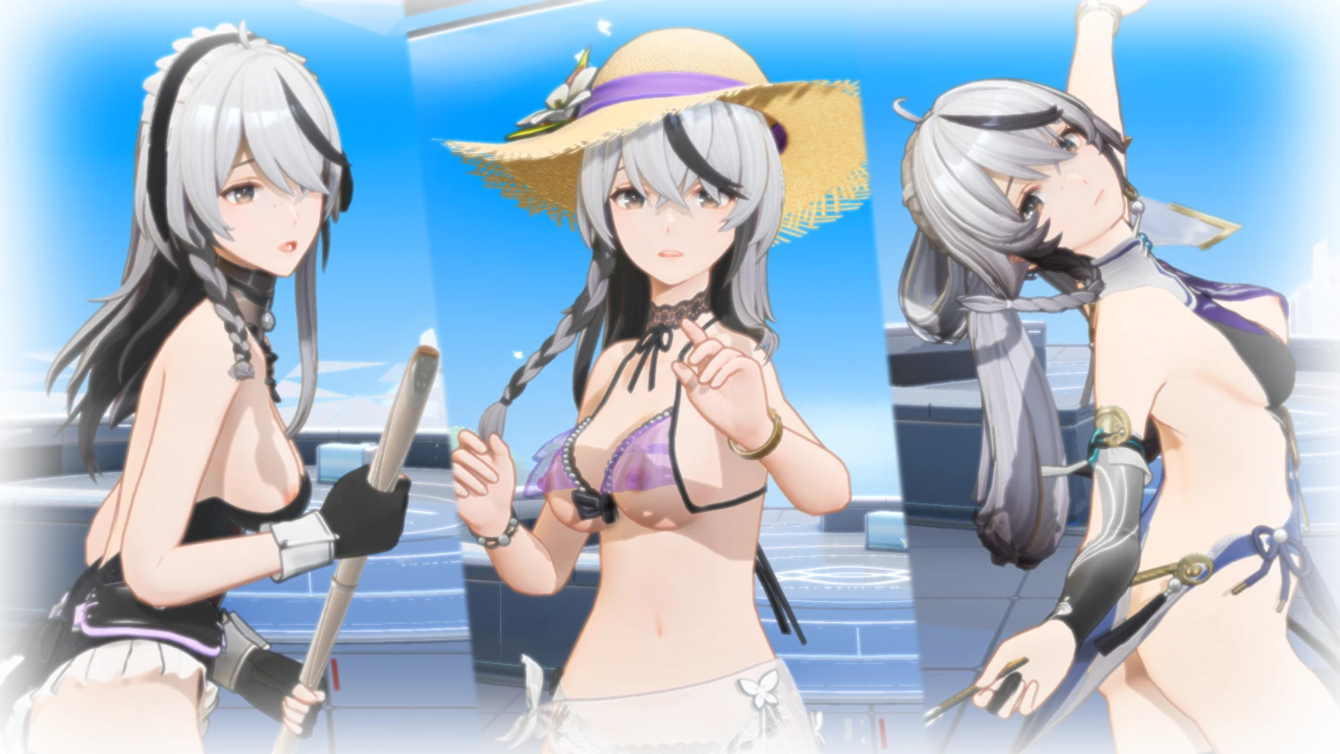 Snowbreak: Containment Zone "Сексуальные костюмы для Cherno, разные варианты"