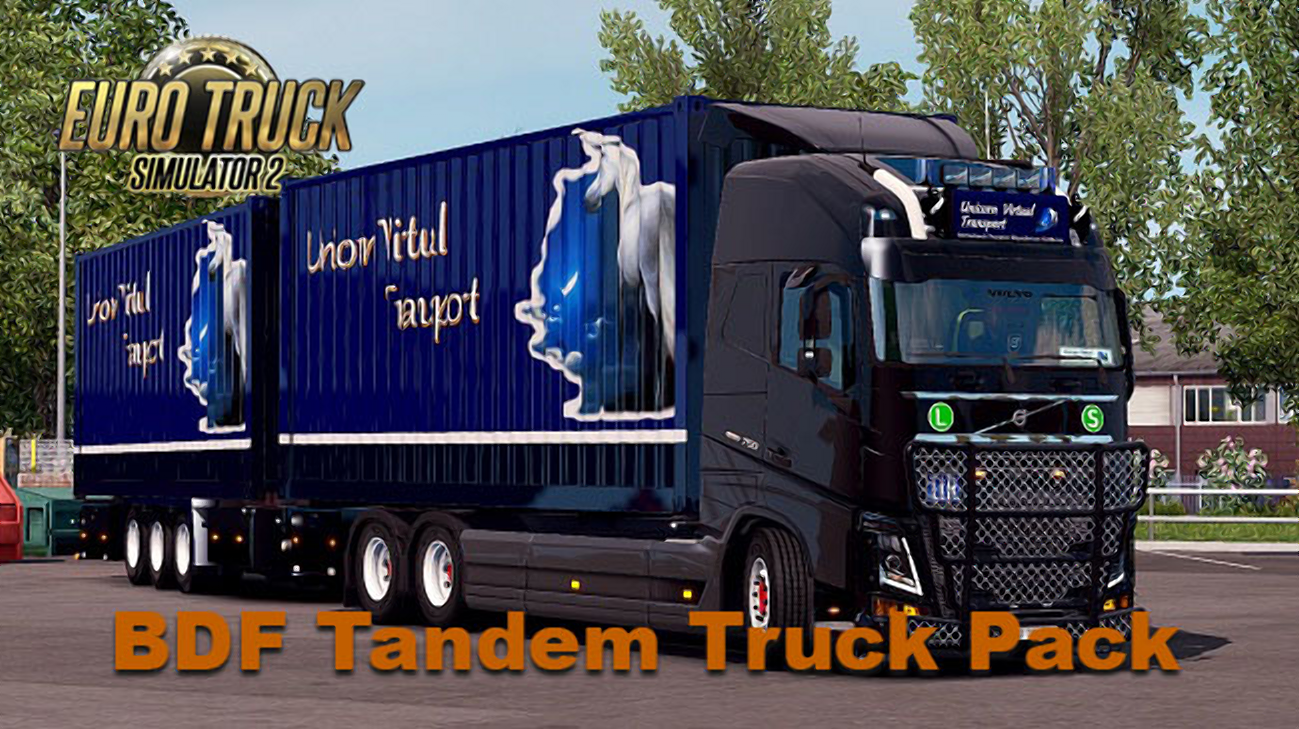 Euro Truck Simulator 2 "BDF Tandem Truck Pack" [v151.00]