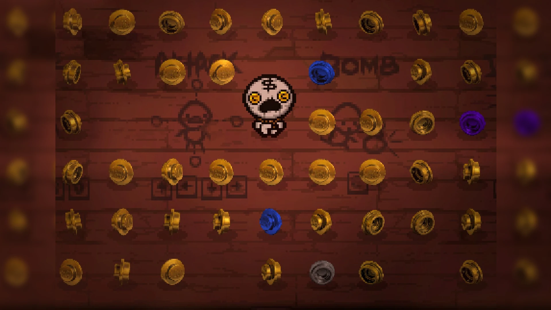 The Binding of Isaac "Лего детальки место монет"