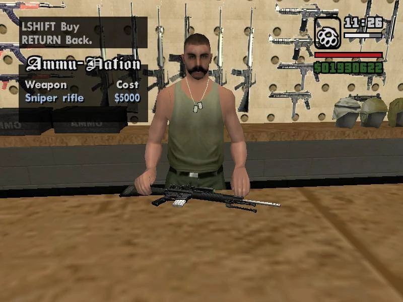 Grand Theft Auto: San Andreas "Набор снайперских винтовок"