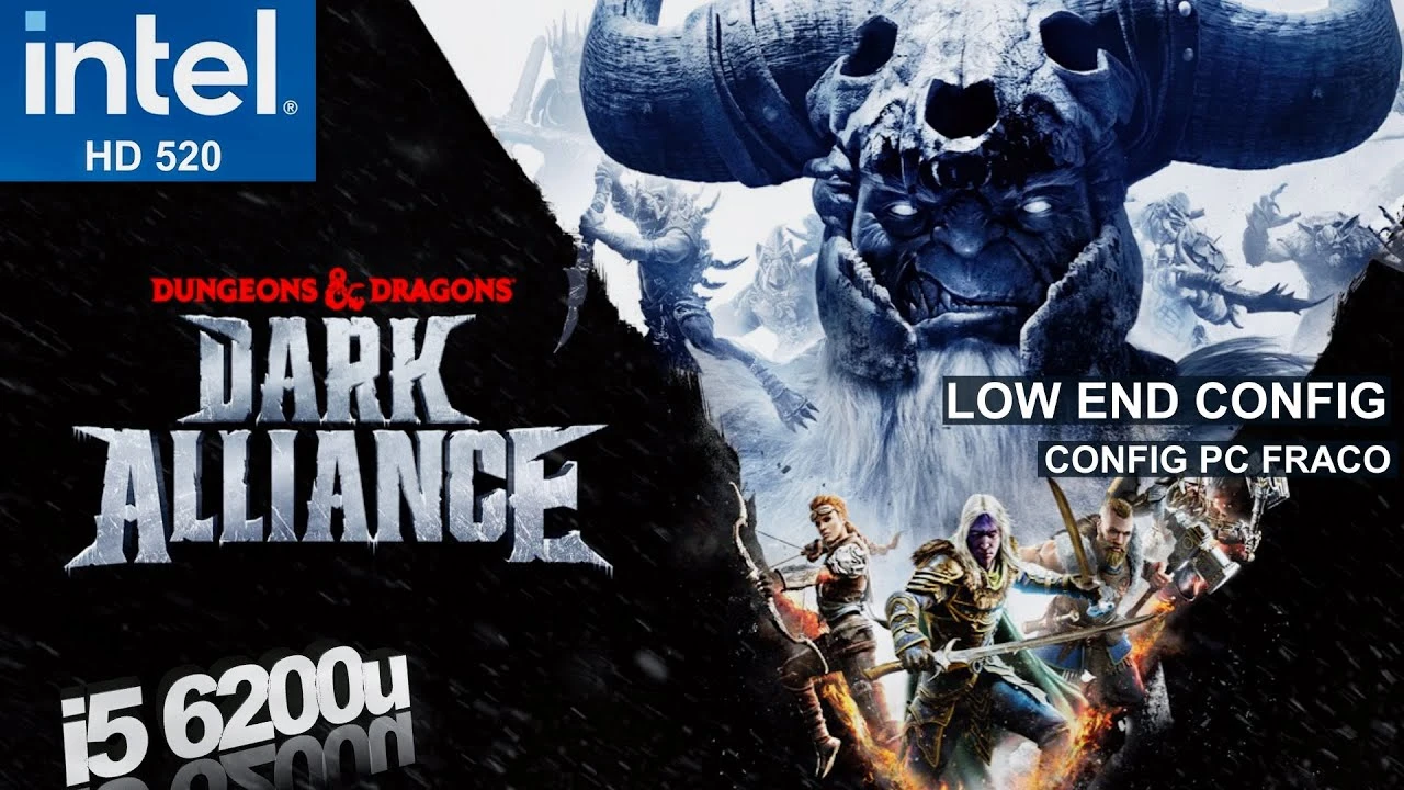 Dungeons & Dragons: Dark Alliance "Оптимизация для слабых ПК"