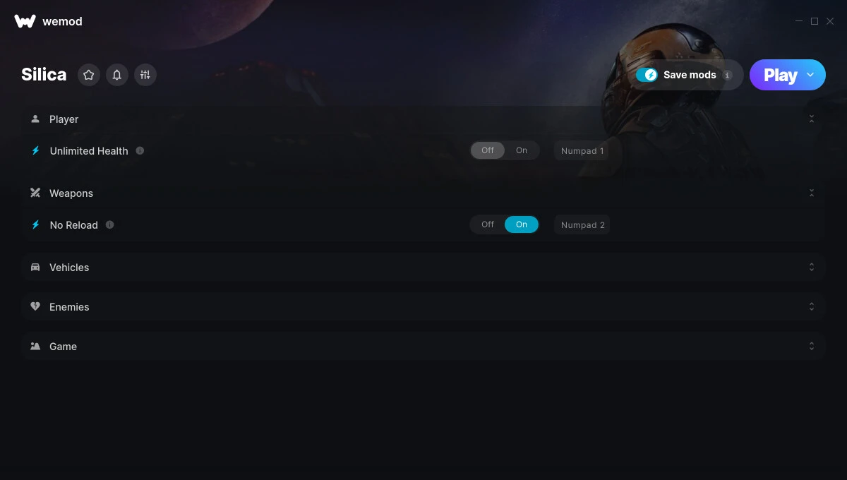 Silica "Трейнер +6" [UPD: 09.01.2025] {STiNGERR / WeMod}