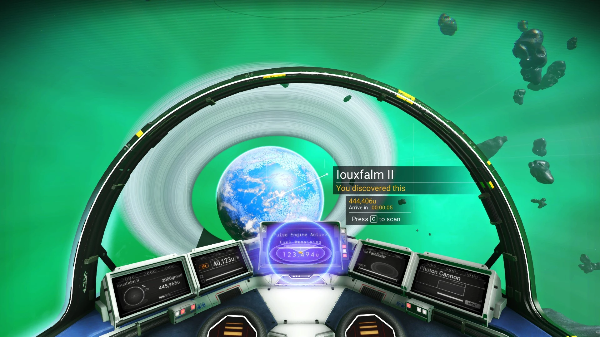 No Man's Sky "Pulse Drive x4"