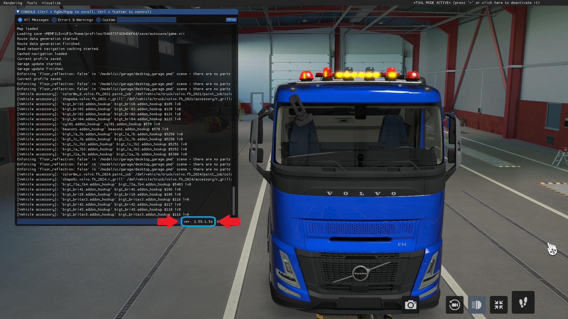 Euro Truck Simulator 2 "Проблесковые маячки BRITAX" [1.55]