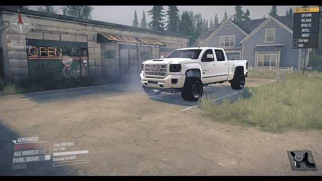 Spintires: MudRunner "Banks Special 2018 GMC 2500 версия 1.0"