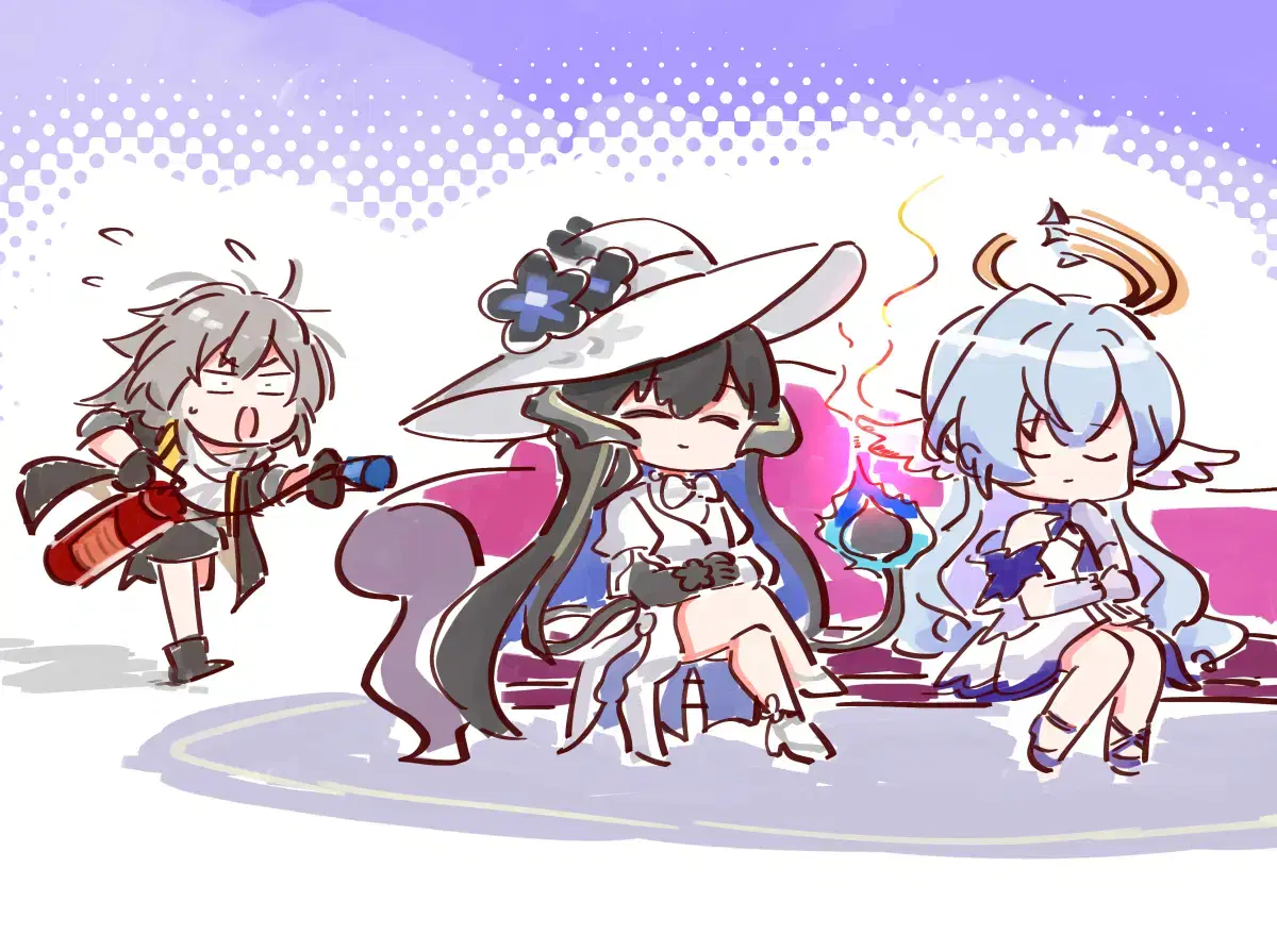 Констанция готовит шашлычок на стриме