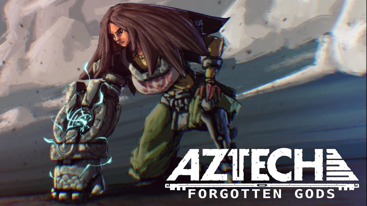 Исследовательский платформер в антураже киберкаменного века Aztech Forgotten Gods вышел в релиз