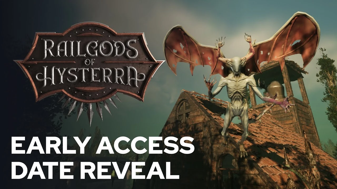 Лавкрафтианский экшен RailGods of Hysterra выходит в ранний доступ 23 апреля