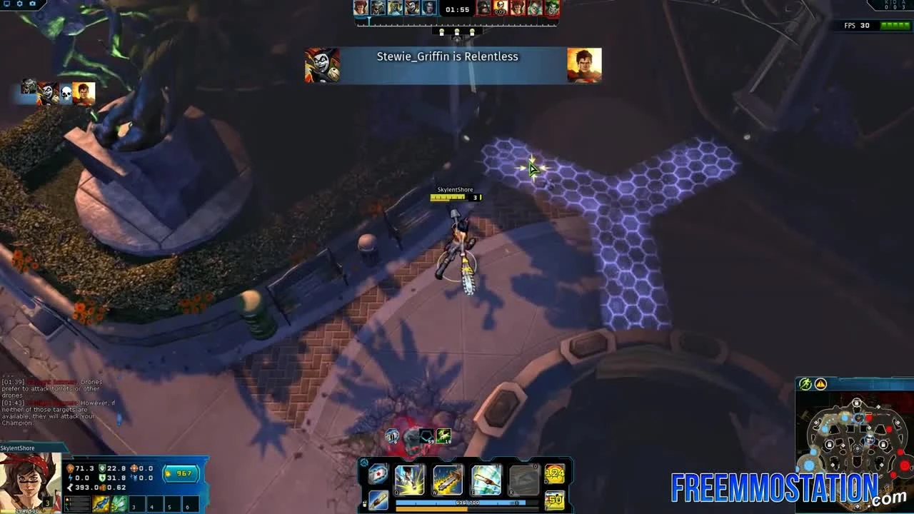 Infinite Crisis (Free MOBA Game) - Первый геймплей