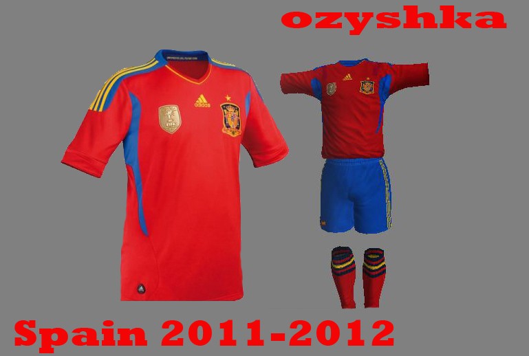 FIFA 10 "Форма сборной Испании 2011-2012(красная)"